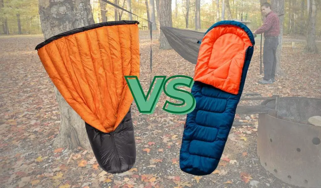 Can You Use a Sleeping Bag in a Hammock? Is a Top Quilt Better?